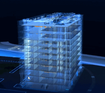 智慧園區BIM可視化場景